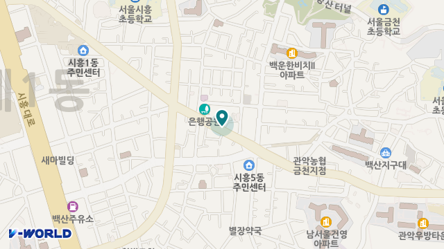 금천요양복지센터 위치 지도