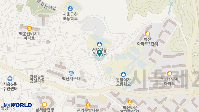 연세시니어복지센터 위치 지도