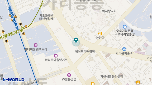 (A)비지팅엔젤스 금천방문요양지점 위치 지도