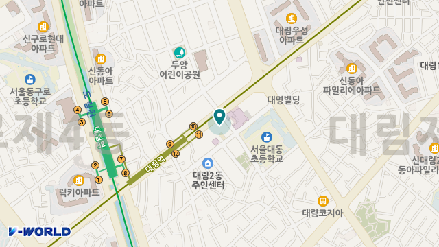 동해의료기 위치 지도