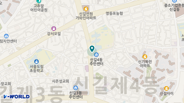 영등포구노인복지센터 위치 지도
