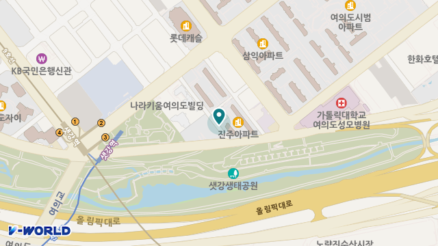 여의도방문요양복지센터 위치 지도