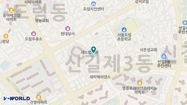 한마음재가노인복지센터 위치 지도