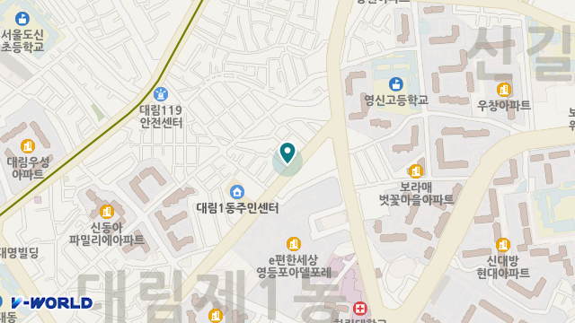 서울재가어르신요양센터 위치 지도