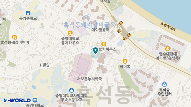 중앙의료기 위치 지도