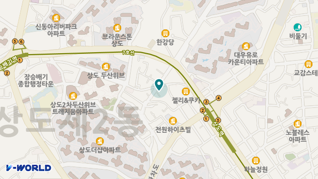 "(A)행복나무홈케어 위치 지도