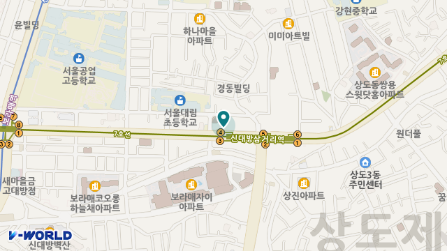 성대노인복지센터 위치 지도