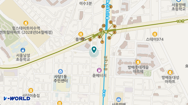 다사랑 노인복지센터 위치 지도