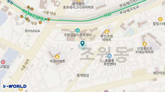 관악방문요양센타 위치 지도