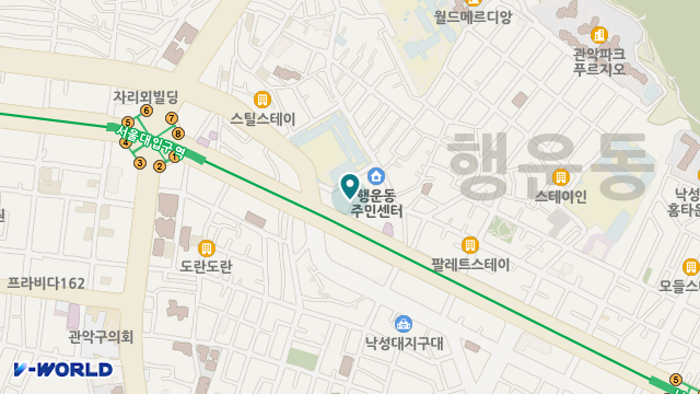 한마음노인복지센터 위치 지도