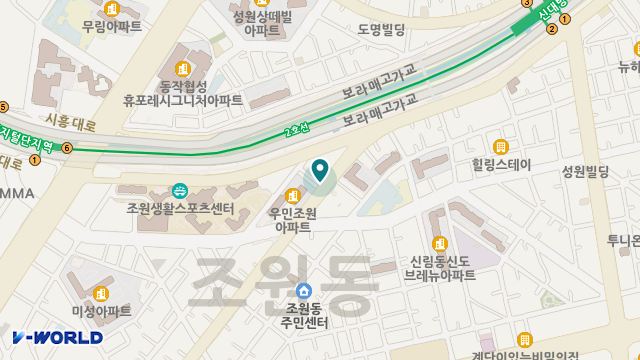 남부노인복지센터 위치 지도