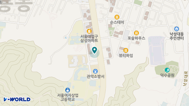 하늘터노인지원센터 위치 지도