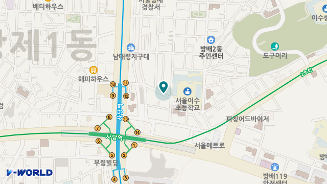 새생명노인복지센터 위치 지도