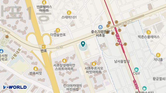 사랑의홈케어 위치 지도