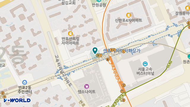 잠원재가노인복지센터 위치 지도