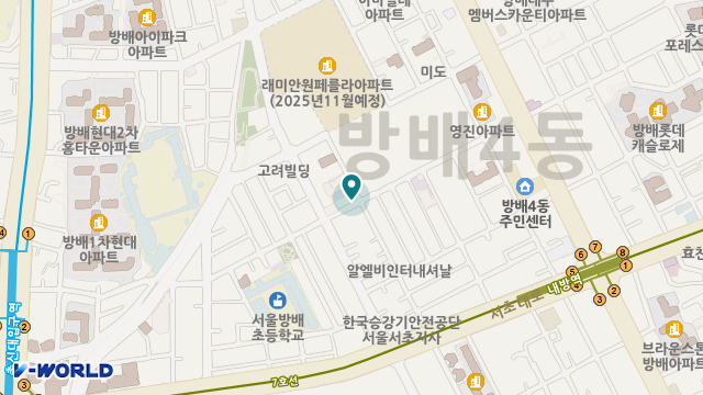 우리노인복지센터 위치 지도