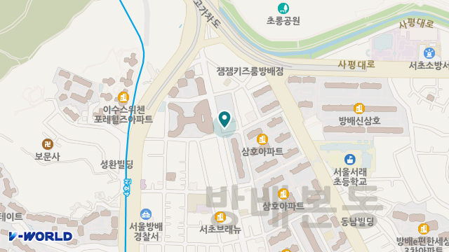 강남재가복지센터 위치 지도