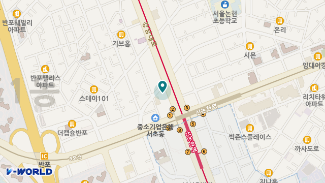 (주)그린케어 서울노인복지센터 위치 지도