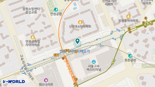 효도사랑 노인복지센터 위치 지도