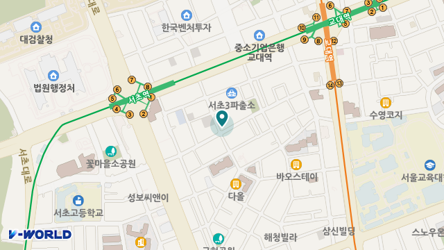 시니어스초이스 서초점 위치 지도