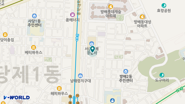 사랑나눔요양센터 위치 지도