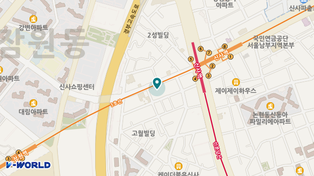 다모아재가노인복지센터 위치 지도