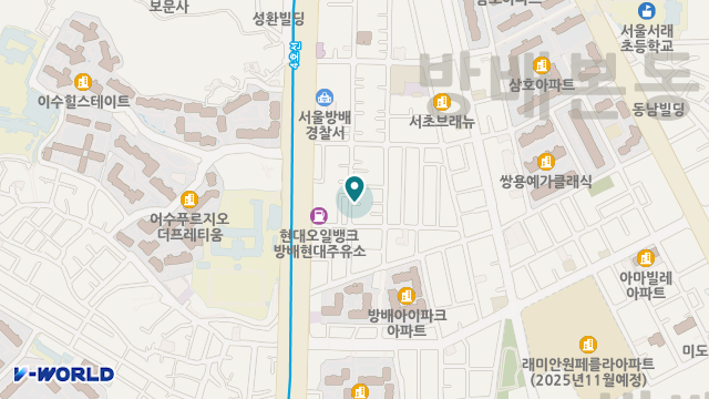 서초나래의료기 위치 지도