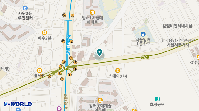 주성노인복지센터 위치 지도