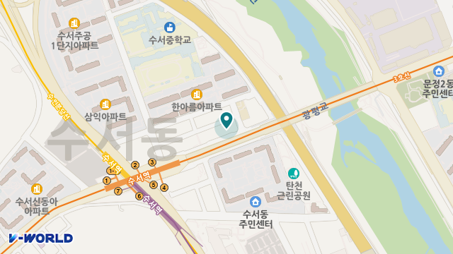 효자돌보미 위치 지도