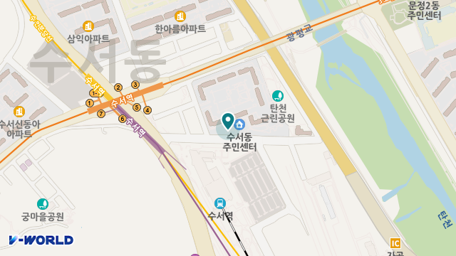 나눔강남 재가노인복지센터 위치 지도
