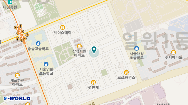 (A)강남복지콜 재가노인복지센터 위치 지도
