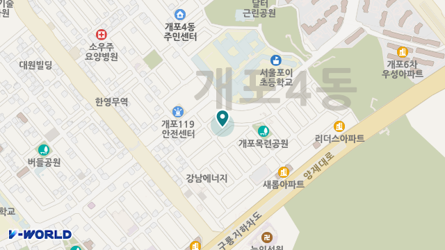 강남한뫼재가노인복지센터 위치 지도
