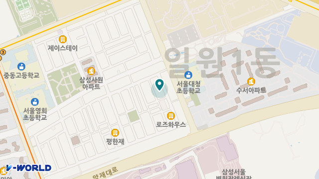 강남다정재가노인복지센터 위치 지도