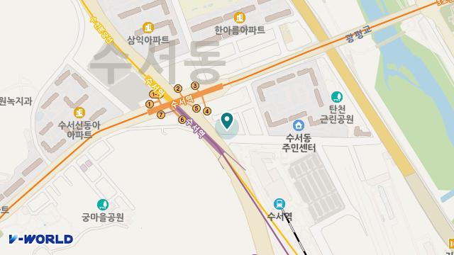 정케어 재가복지센터 위치 지도