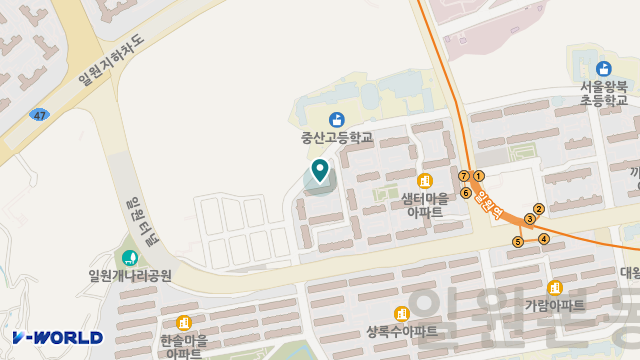 강남삼성재가복지센터 위치 지도
