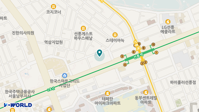 열린노인재가복지센터 위치 지도