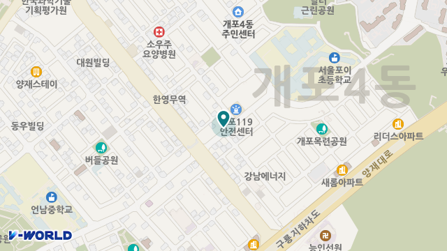 강남베델재가복지센터 위치 지도