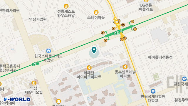 강남간호방문요양센터 위치 지도