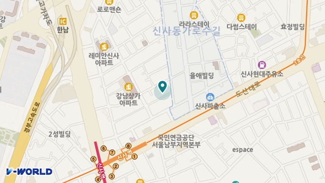 한국재가복지센터(강남점) 위치 지도