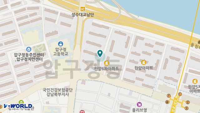 압구정방문요양재가센터 위치 지도