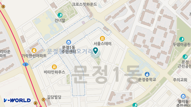 코리아헤드송파방문요양 위치 지도
