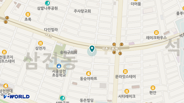 섬김케어방문요양센터 위치 지도
