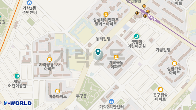 소망실버복지센터 위치 지도