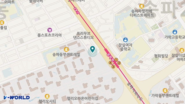 (복)서로사랑복지센터 위치 지도