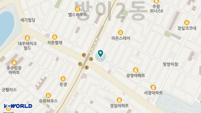 행복실버복지센터 위치 지도