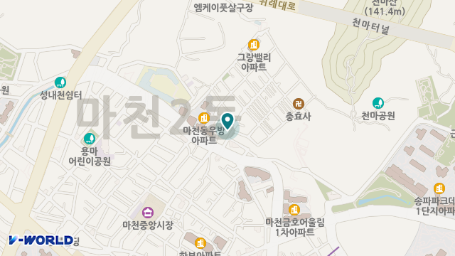 사랑노인복지센터 위치 지도
