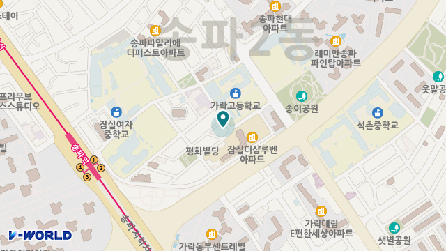 주원실버재가센터 위치 지도