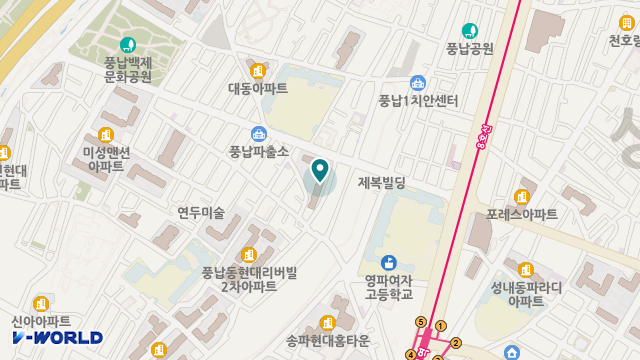 사랑나눔요양센터 위치 지도