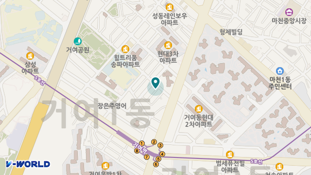 행복드림재가노인복지센터 위치 지도