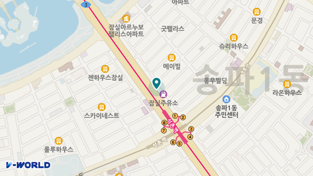 단우재가복지센터 위치 지도